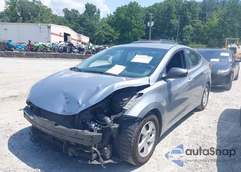 2015 Hyundai Elantra Se из США, поврежденный, VIN 5NPDH4AE9FH580260